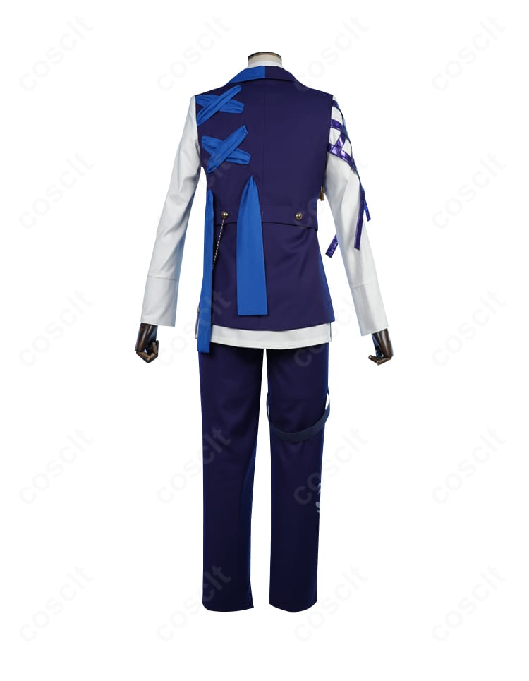 氷鷹北斗 Faraway衣装の背面。後ろ身頃の切り替えと背面装飾が分かる。