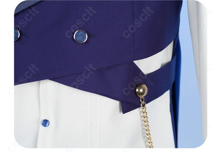 氷鷹北斗 Faraway衣装の裾装飾。ライン取りと端処理の丁寧な仕上げ。