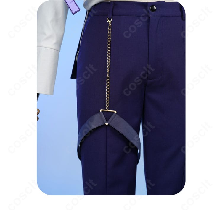 氷鷹北斗 Faraway衣装の腿部アクセサリー。脚元の装飾がアクセントに。