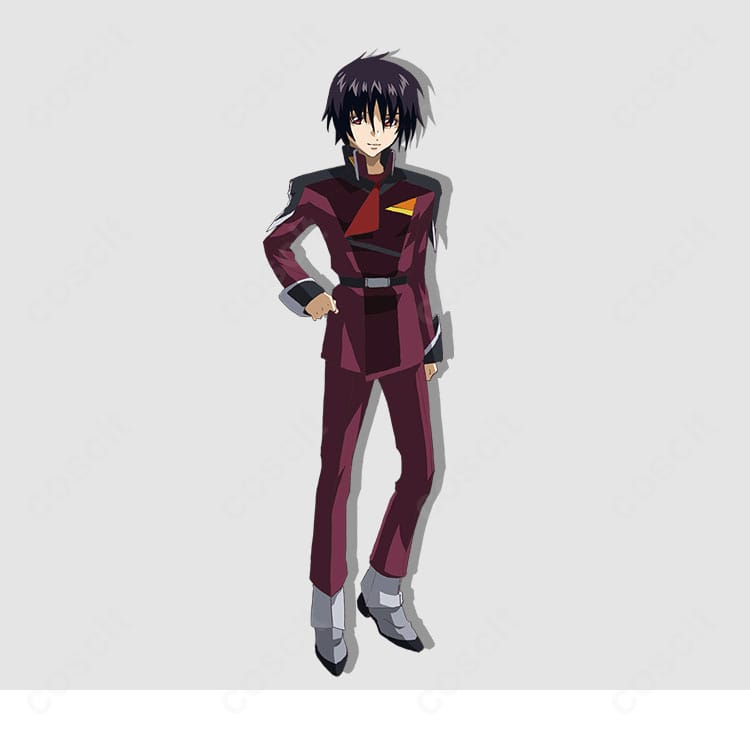 『機動戦士ガンダムSEED FREEDOM』シン・アスカの高再現コスプレ衣装イメージ。配色とシルエットの特徴を分かりやすく表示