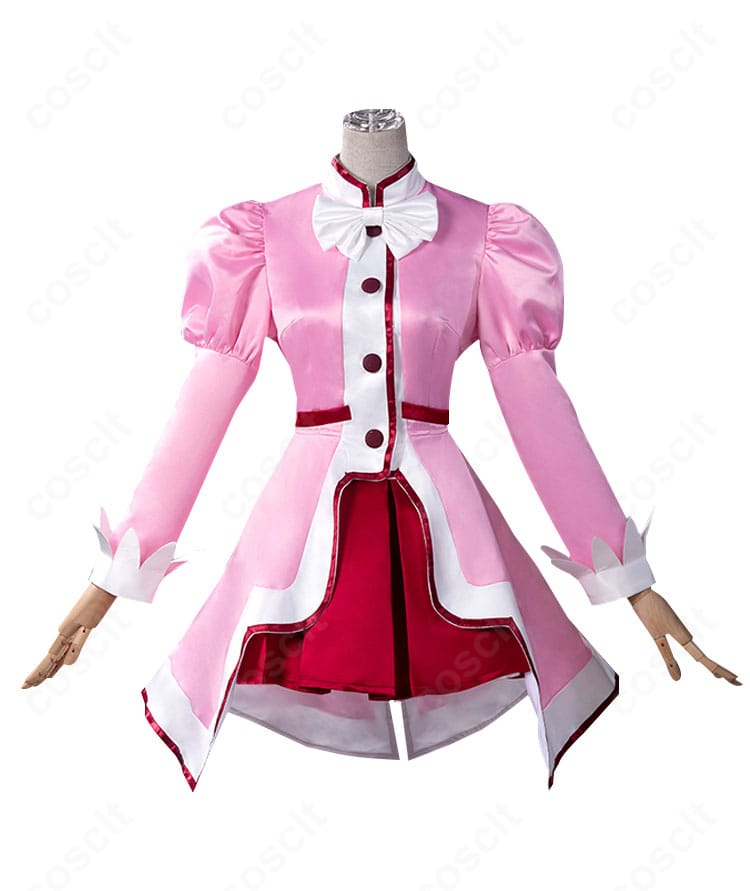 ふたご姫・ファインのコスプレ衣装 正面全身。明るく元気な印象を引き立てるきれいなシルエット。