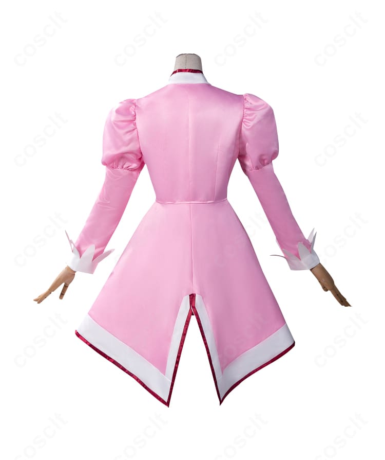 ふたご姫・ファインのコスプレ衣装 背面。バック開き構造と背面装飾のディテールを確認できる写真。