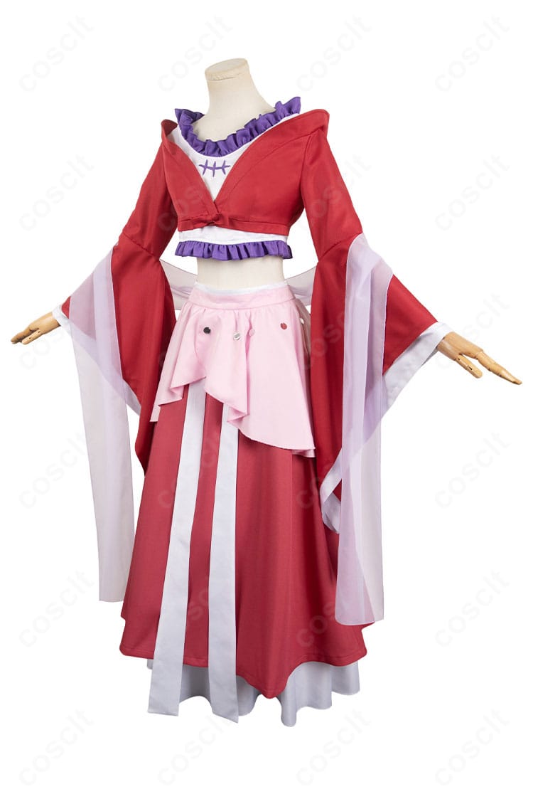 猫猫(マオマオ)8巻衣装コスプレの側面。披帛の流れと耳飾り・腰回りのシルエットを確認できる画像。