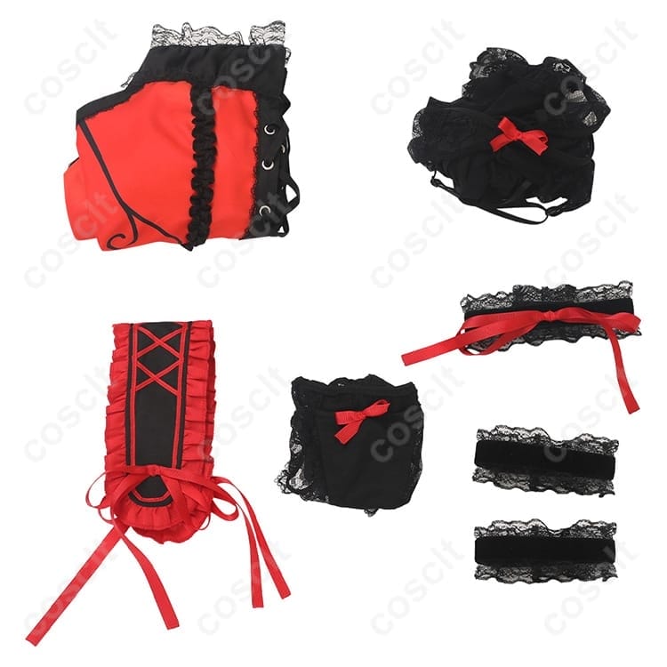 時崎狂三 ランジェリーVer コスプレ衣装｜高発色で再現度抜群、快適な着用感で撮影映え - 6枚目の画像