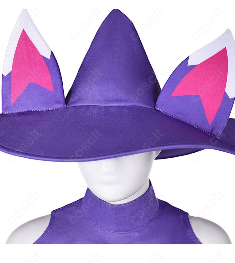 クレメーオ衣装の帽子ディテール。縁の形状と装飾アクセが分かるアップ画像