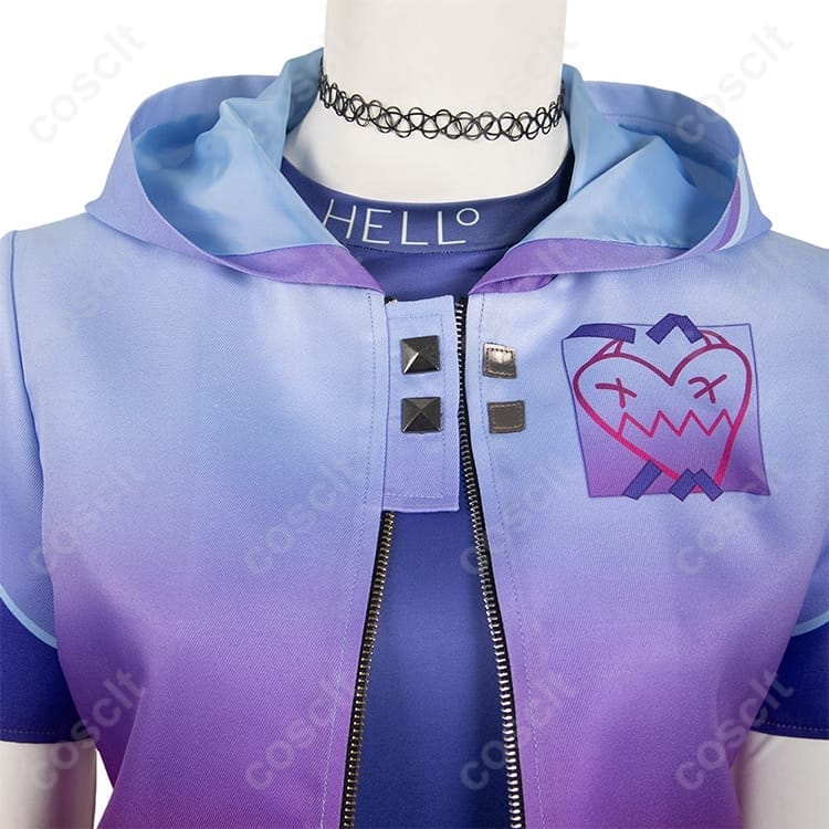 VALORANT クローヴ コスプレ衣装｜高再現×快適設計で撮影映えするタクティカルセット - 4枚目の画像