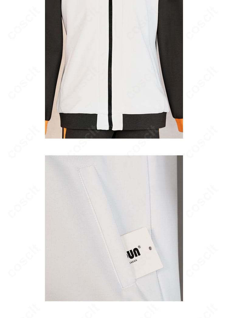 ナツキ・スバル衣装のポケットと前立て（門襟）ディテール。実用性とアクセントを両立した仕上がりです。