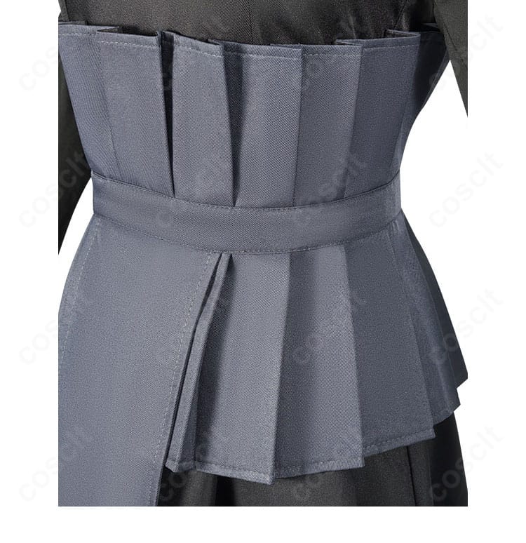 日向ヒナタ ウェディングドレスのコルセットベルト装飾アップ。ウエストマークで美シルエットを演出