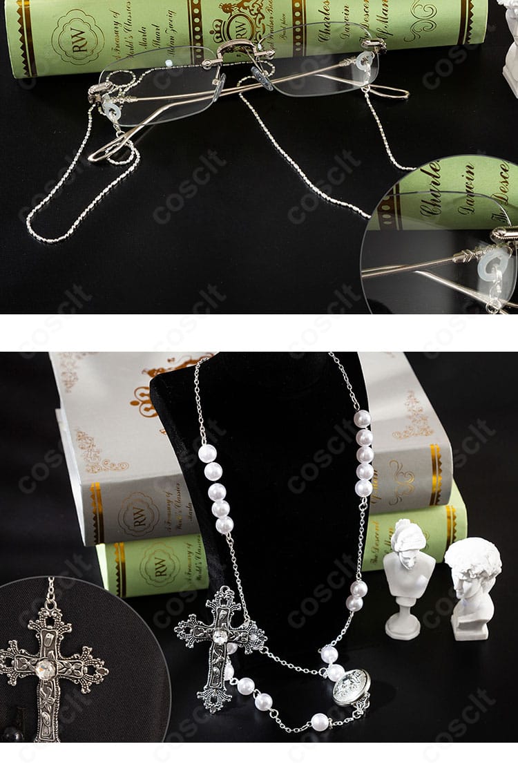 付属アクセサリー詳細。ネックレスや小物の質感と再現度を確認可能。