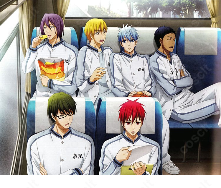 黒子のバスケ 黒子テツヤ 帝光中学ジャージを着用した役柄イメージ。爽やかでクールなスポーティ雰囲気を再現。