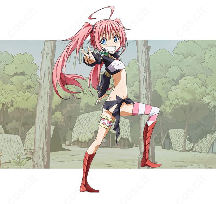 転生したらスライムだった件 ミリム・ナーヴァ 通常衣装のコスプレ一式。キャラクターのシルエットと配色を高再現したデザイン。