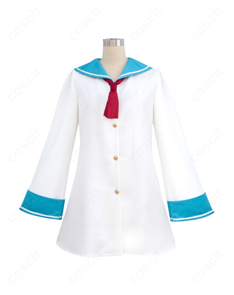 ATRI アトリのセーラーワンピース正面全体。清楚な配色とセーラーカラーを忠実再現