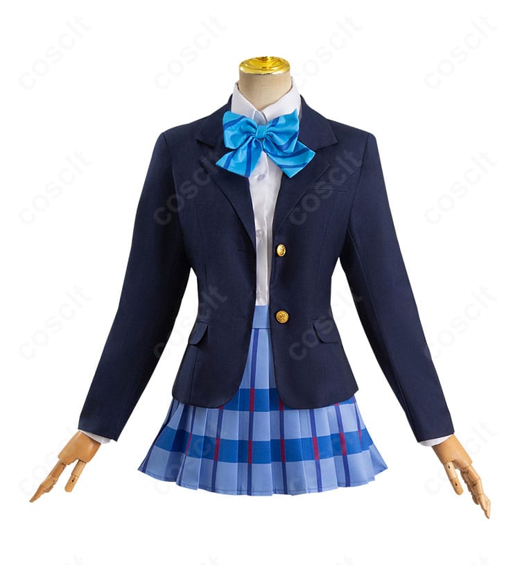 ラブライブ！μ's 国立音ノ木坂学院 制服コスプレの正面全体画像（ブレザー・シャツ・スカート）