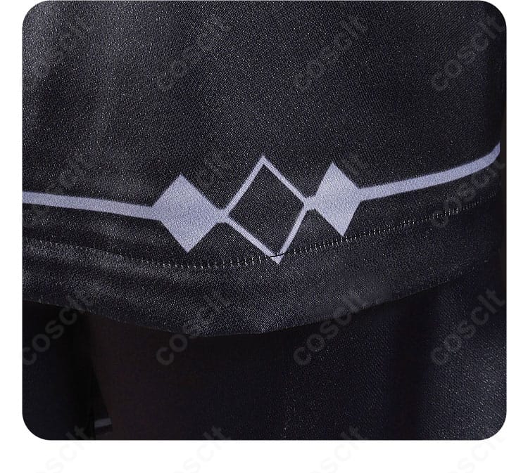 アルレッキーノ幼少期衣装の下衣ディテール。配色ラインとシルエットの美しさを強調。