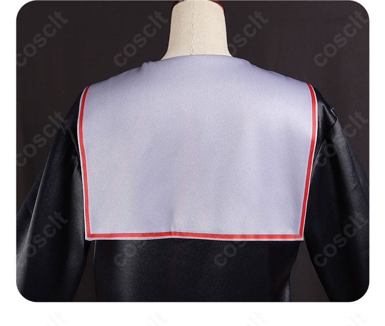 アルレッキーノ幼少期衣装の披肩デザイン。機能性とファッション性を両立した肩回りのパーツ。