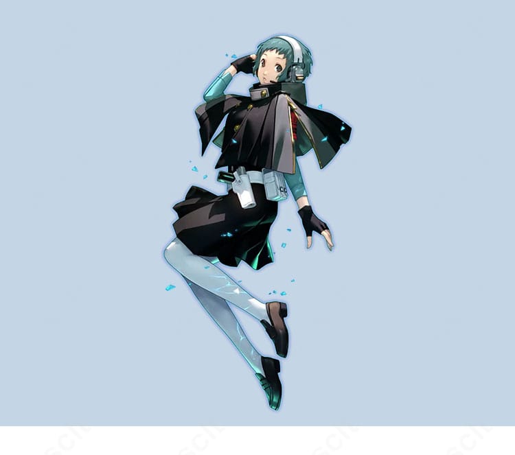 ペルソナ3 リロード 山岸風花 新戦闘服コスプレ一式の全身イメージ。シルエットと配色が分かる正面立ち。