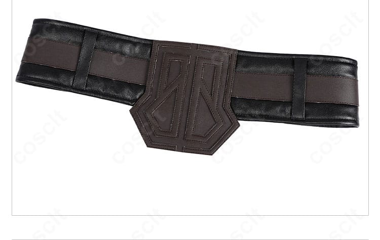 セフィロス少年期コスプレ衣装の腰封詳細。正面中央パーツの拡大