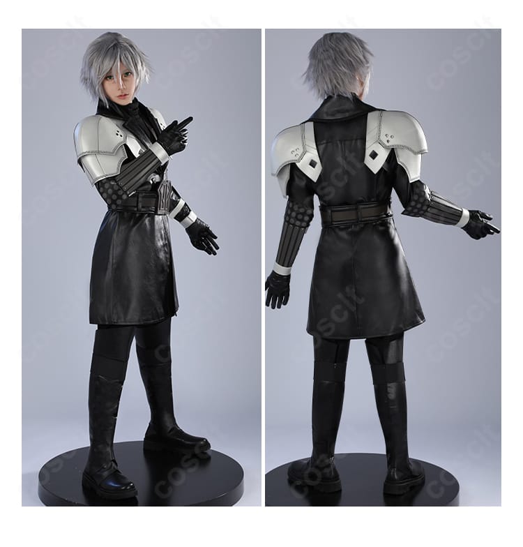 セフィロス少年期コスプレの装飾アップ。腰封と手首飾りの質感