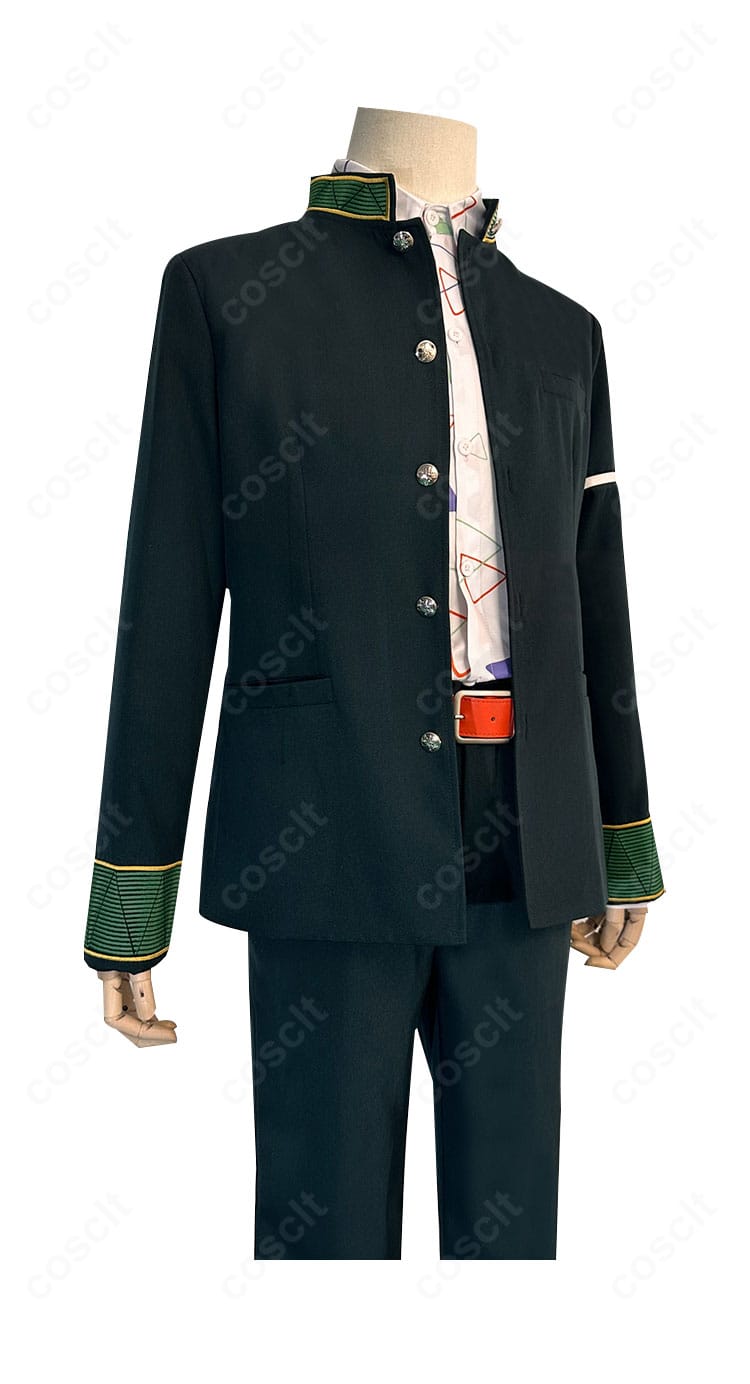 WIND BREAKER 桐生三輝 コスプレ衣装の左側面、袖とパンツのバランスが見える画像