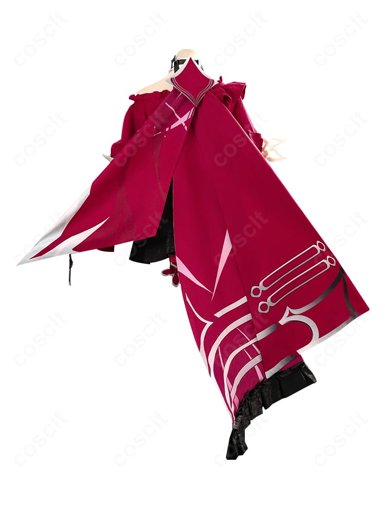 崩壊3rd セリム コスプレ衣装の背面。特徴的な背面デザインとマントのライン