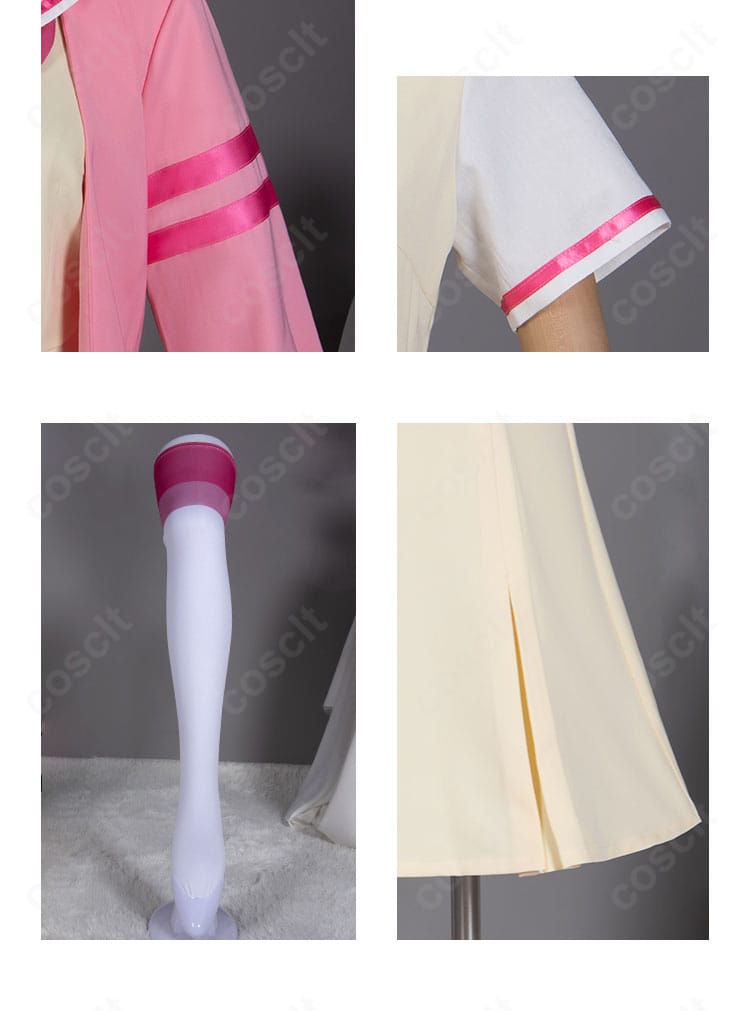 真中らぁら コスプレの袖と裾、靴下ディテール。動きやすさときちんと感を両立した仕上がりが分かる画像。
