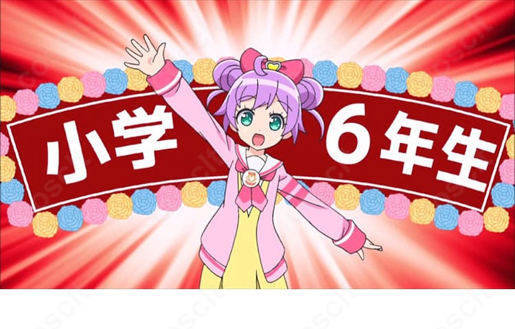 真中らぁら パプリカ学園制服 冬服の全身画像。コートとワンピースを着用した完成コーデのフロントビュー。