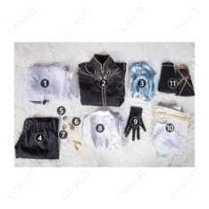 第五人格 白黒無常 燦然たる北辰 コスプレ衣装 高再現で映える中華風セット - 4枚目の画像（サムネイル）