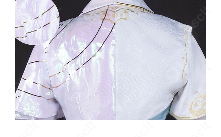 背面装飾のクローズアップ。星を想起させる意匠とレイヤー構成の再現度を示す。