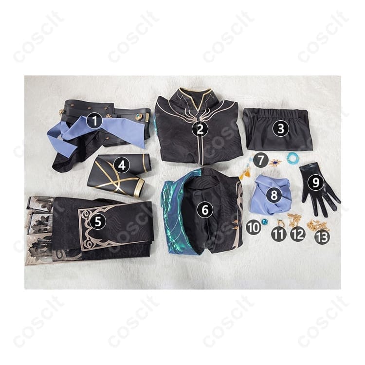 第五人格 范無咎「燦然たる北辰」高再現コスプレ｜豪華セットで映える - 4枚目の画像