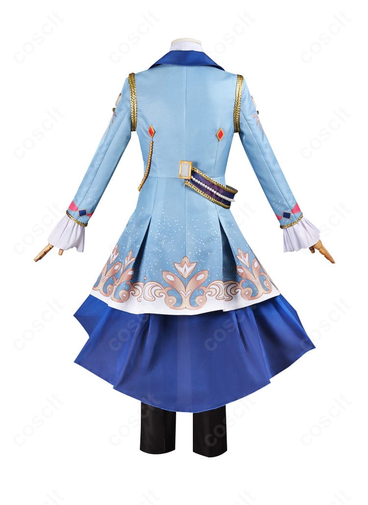 ギャンビット衣装の背面。裾のラインと背面装飾が確認できるKnightsの宮廷風デザイン。