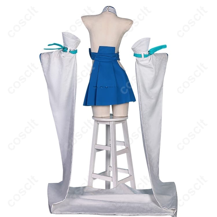 魔法少女にあこがれて マジアアズール 薄氷巫女コス｜高再現で軽やか、撮影映えする上品巫女服 - 3枚目の画像