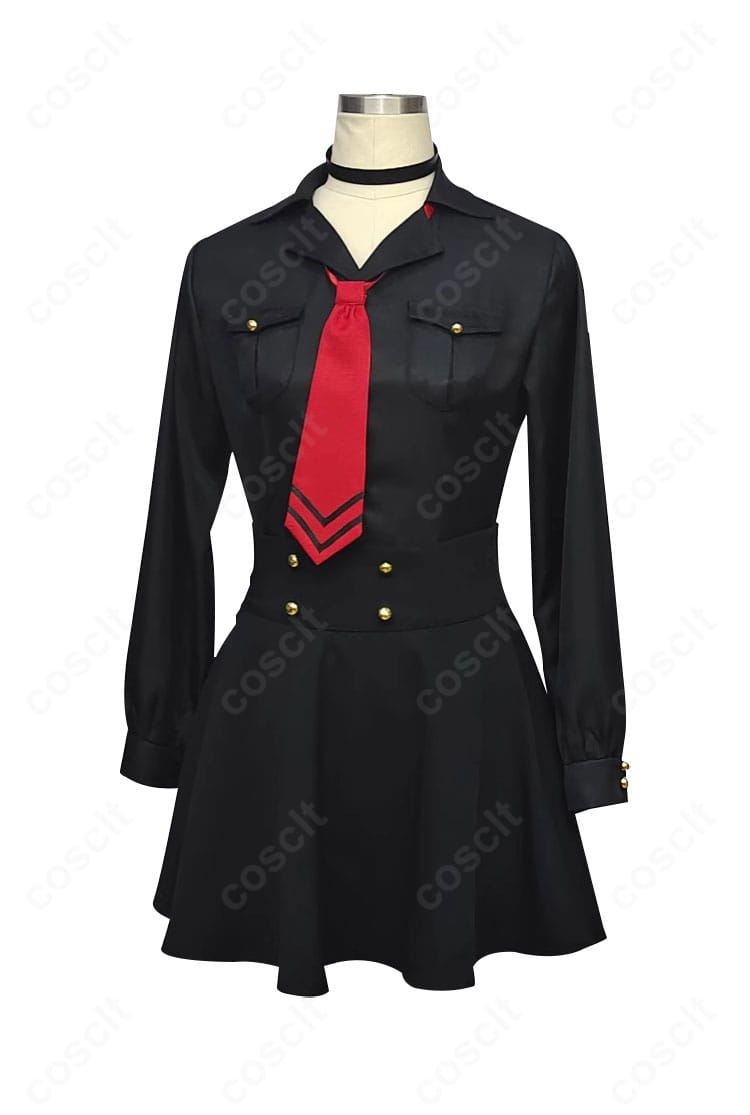 元宮チアキ コスプレ衣装のシャツ正面ディテール。ボタン配置や刺繍風意匠が分かるアップ画像。