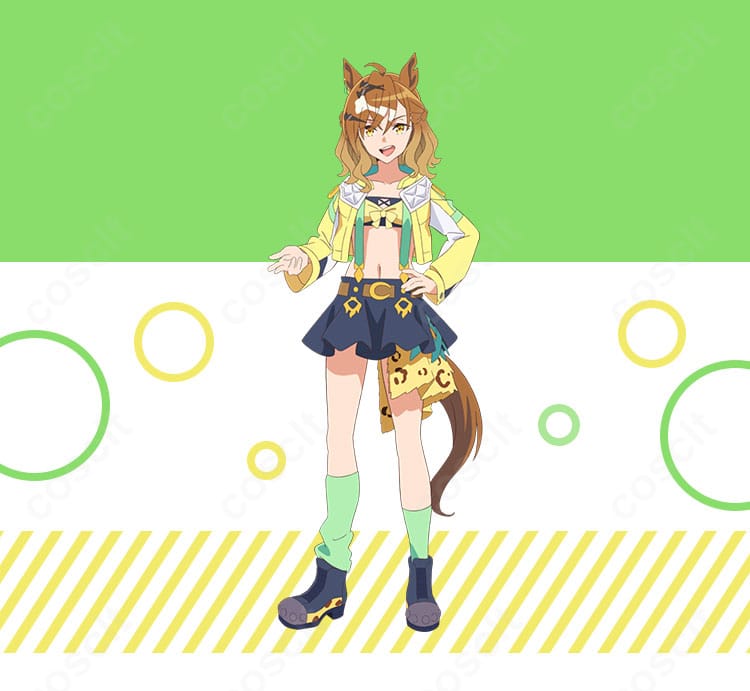 『ウマ娘 プリティーダービー』ジャングルポケットの勝負服コスプレ衣装一式