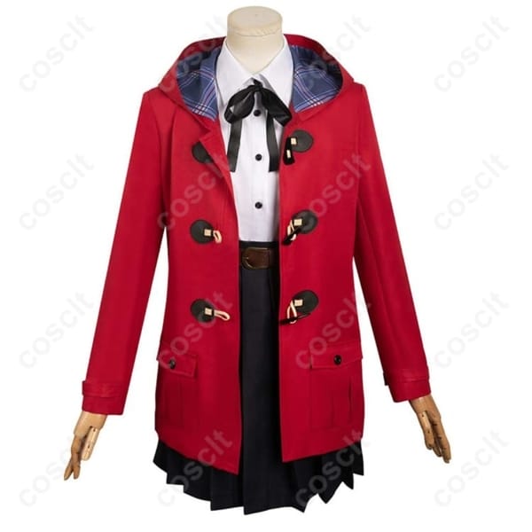 ガールズバンドクライ 井芹仁菜 学園制服コスプレ 高再現で長時間も快適、撮影映え抜群