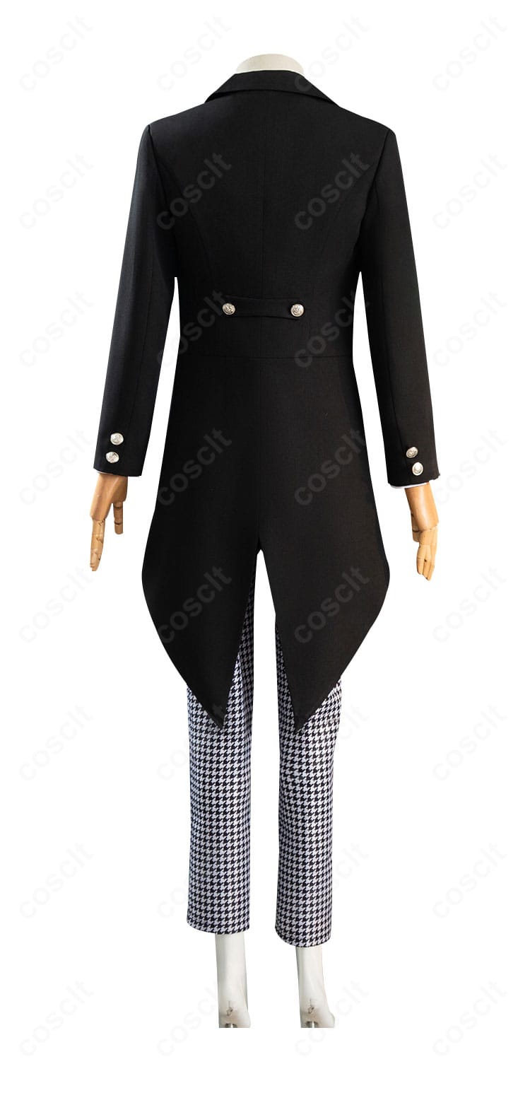 背面からのロレンス・ブルーアー制服。背中心の美しいラインと後ろ姿のシルエットを強調。