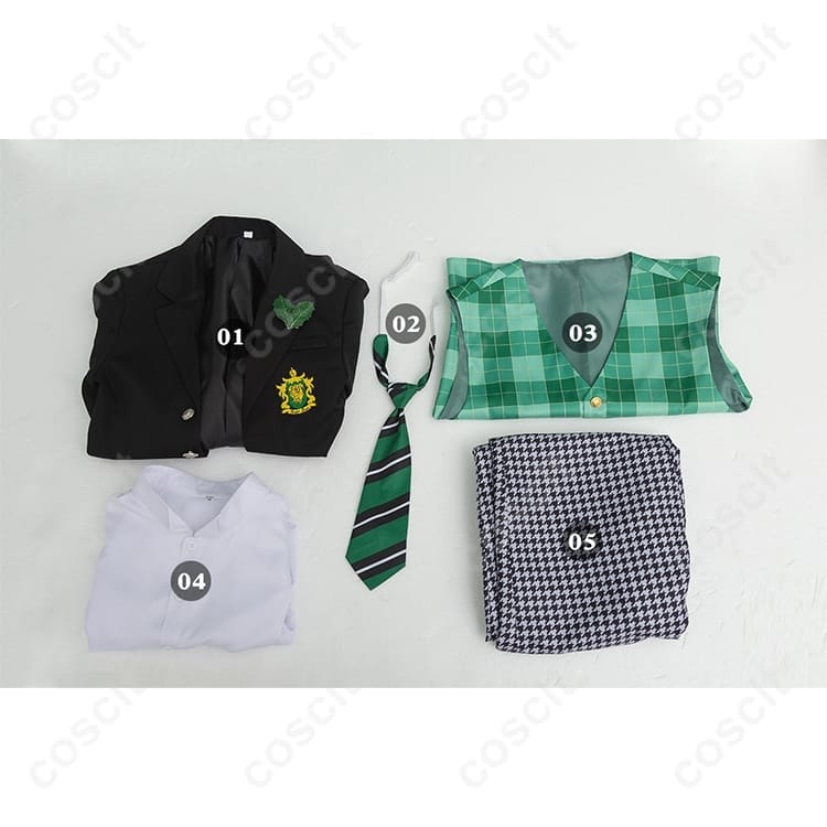 黒執事 寄宿学校編 ハーマン・グリーンヒル 学園制服コスプレ｜高再現で上品、長時間も快適 - 6枚目の画像