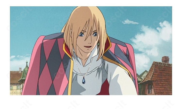 ハウルの動く城 ハウルのコスプレ衣装を着用した正面全身画像。コート・白シャツ・ズボンの3点セットが確認できる