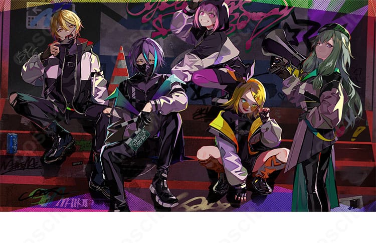 プロセカ 草薙寧々「サイバーパンクデッドボーイ」コスプレ衣装一式。ゲームキャラクターのサイバー調デザインを高再現。