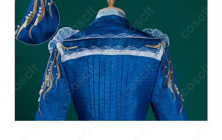 第五人格 作曲家（フレデリック・クレイバーグ）幽霊船の帆の全身コスプレ一式。重厚なコートと装飾を高再現した全体像