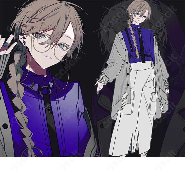 にじさんじ・叶のVVS衣装コスプレ一式。高再現のステージ風デザインを全身で確認できる役者人物図。