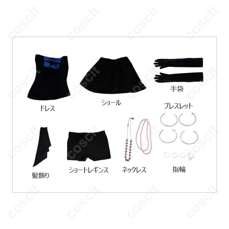 ストッキング カジノドレス コスプレ衣装｜上品シルエットで高再現・イベント映え - 4枚目の画像