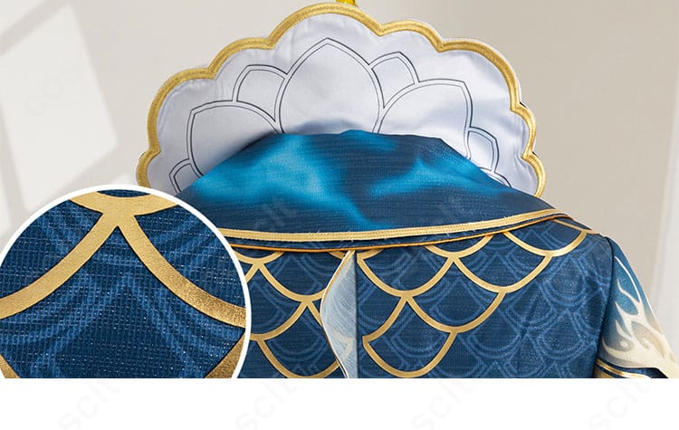 納棺師（イソップ・カール）記憶の騎 コスプレ 背面全体 シームと装飾の再現