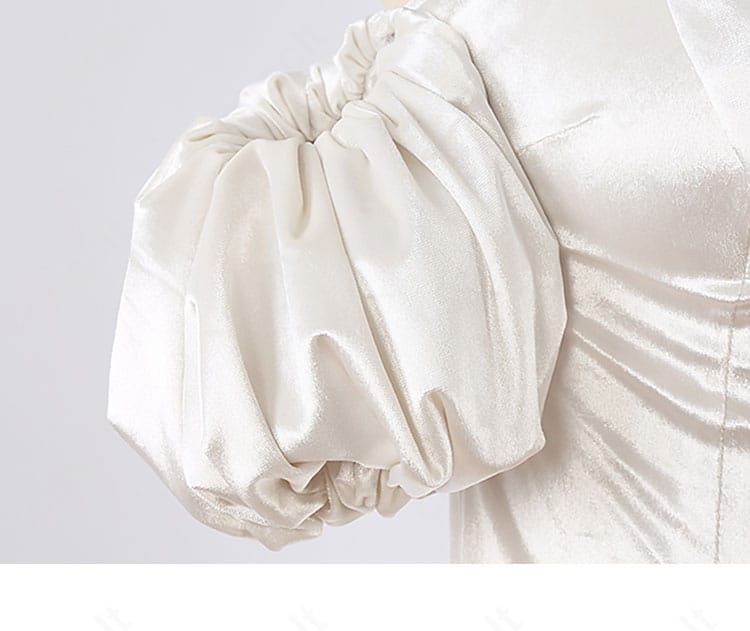 ALIEN STAGE スア コスプレ衣装 パフスリーブと袖口装飾のディテール