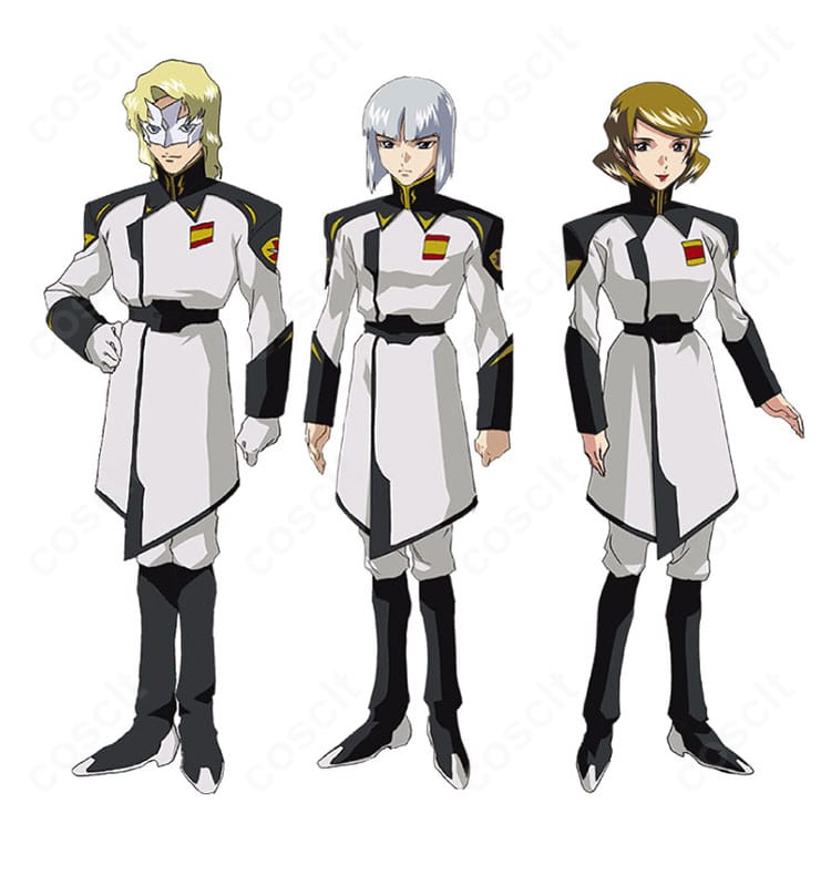 ガンダムSEED FREEDOM イザーク・ジュールの制服コスプレ衣装を着用イメージで示す紹介画像