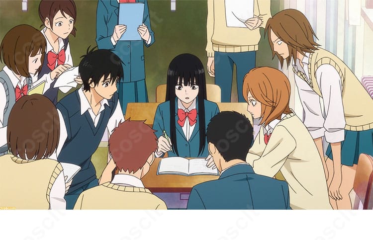 君に届け 黒沼爽子 学園制服のコスプレ衣装一式。清楚で可愛い雰囲気を忠実に表現したセット。