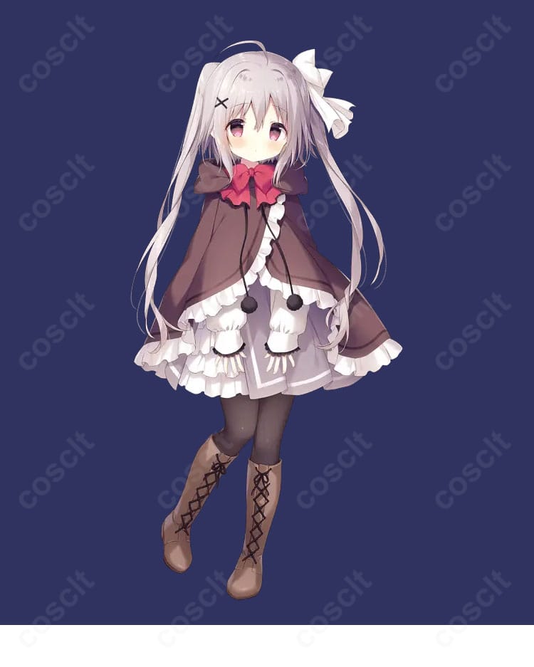 「星空鉄道とシロの旅」ねりのコスプレ衣装一式。クラシックな配色と上品なデザインが分かる全体カット。