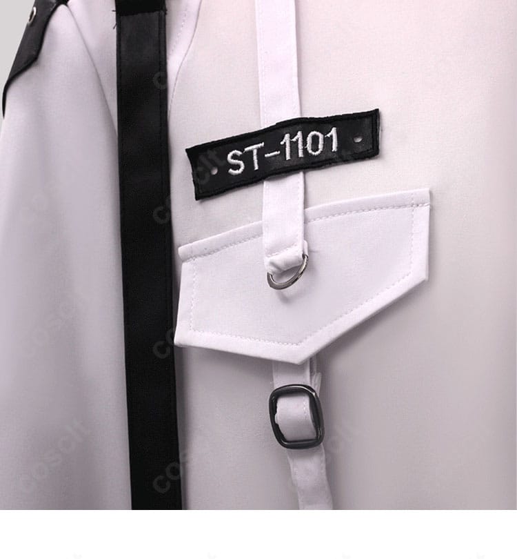 胸前の番号ディテール。くっきりとした発色で識別性を高め、キャラクター性を強調。