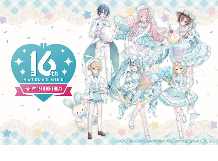 初音ミク 生誕16周年ロリータ衣装 着用イメージカット(キャラクター再現)