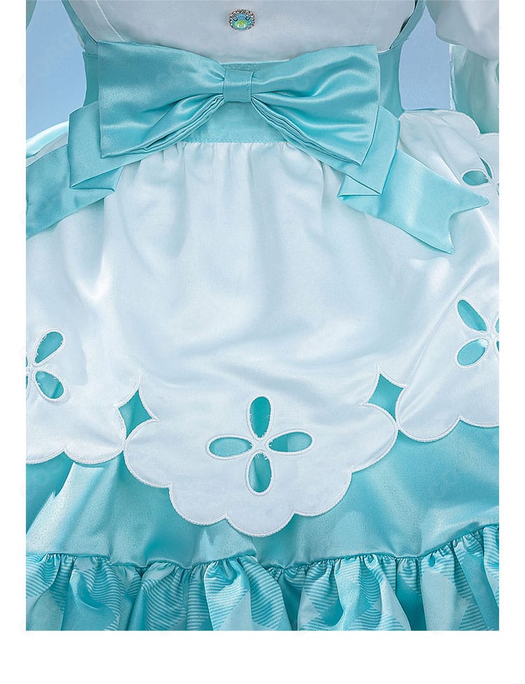 初音ミク 生誕16周年ロリータ衣装 腰リボン飾りの固定と意匠