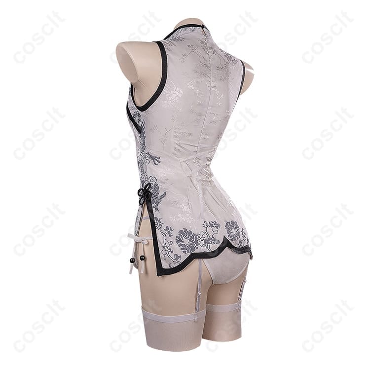 春日野穹 チャイナドレス コスプレ｜軽やか快適＆刺繍が映える高再現セット - 2枚目の画像